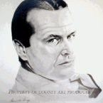 Jack Nicholson Portrait by David Alan Cooney