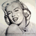 Marilyn Monroe Portrait by David Alan Cooney