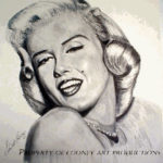 Marilyn Monroe Portrait by David Alan Cooney