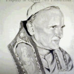 Pope John Paul II Portrait by David Alan Cooney