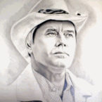 Tom T. Hall Portrait by David Alan Cooney